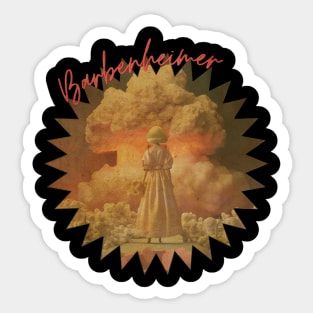 Barbenheimer Sticker